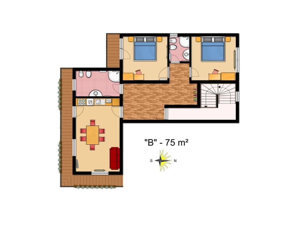 Apartament Ciasa Col Cuch La Villa  Zewnętrze zdjęcie
